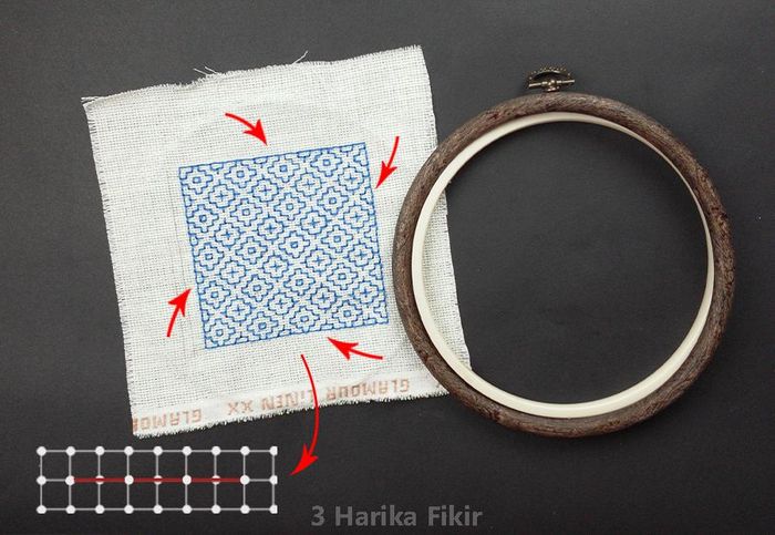 手工刺绣杯垫制作教程-第5张图片-趣作屋 手工刺绣杯垫制作教程-第5张图片-趣作屋