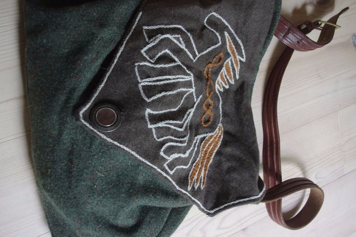 维京风格刺绣教程：手工制作奥丁神马斯莱普尼尔-第15张图片-趣作屋