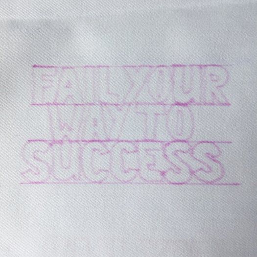 负空间刺绣励志名言DIY教程-第5张图片-趣作屋