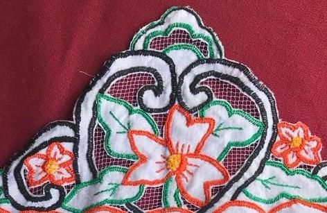 复古手帕手工刺绣教程：打造精美镂空网布手帕-第15张图片-趣作屋