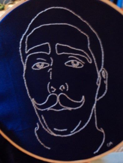 手工刺绣肖像教程：低成本制作个性化圣诞礼物-第16张图片-趣作屋