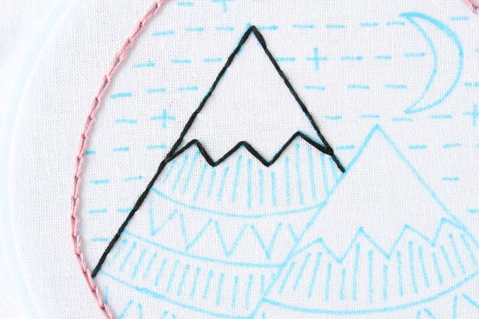 免费山景刺绣针法教程：掌握8种基础刺绣技巧-第26张图片-趣作屋