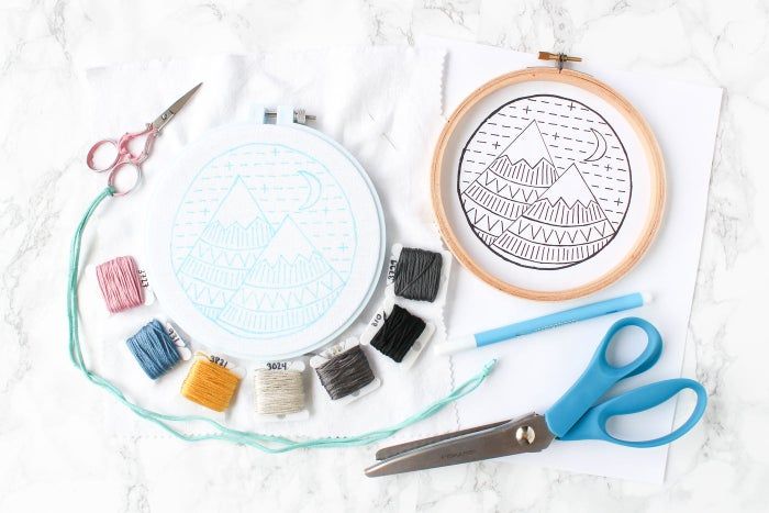 免费山景刺绣针法教程：掌握8种基础刺绣技巧-第3张图片-趣作屋