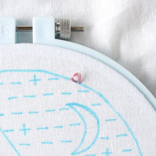 免费山景刺绣针法教程：掌握8种基础刺绣技巧-第8张图片-趣作屋