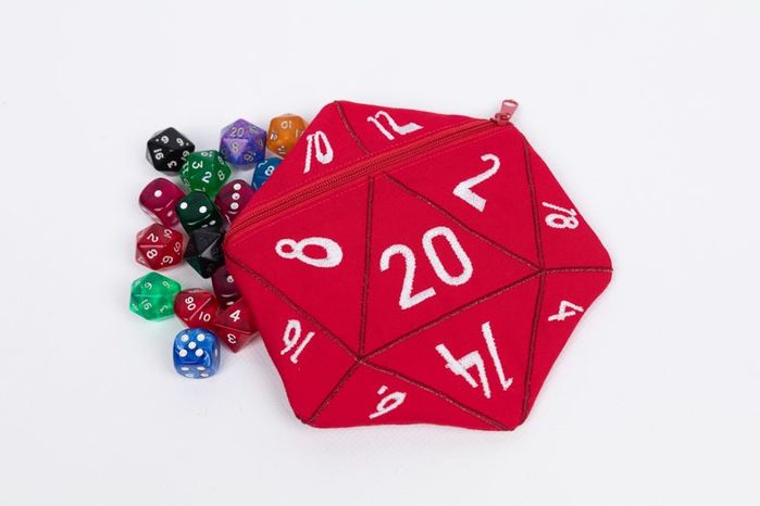 DIY D20骰子造型笔袋教程 - 刺绣机制作指南-第1张图片-趣作屋