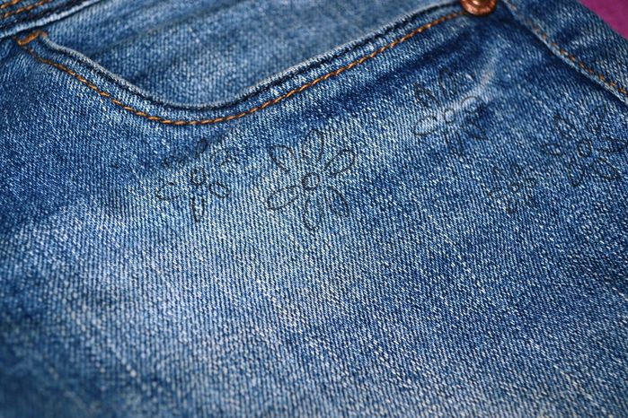 低成本DIY刺绣牛仔裤教程-第3张图片-趣作屋