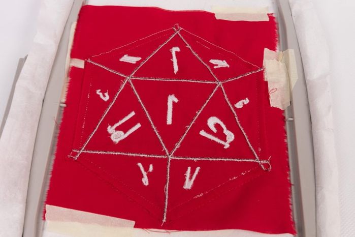 DIY D20骰子造型笔袋教程 - 刺绣机制作指南-第28张图片-趣作屋
