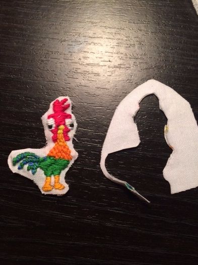 《海洋奇缘》Hei Hei刺绣贴片DIY教程-第32张图片-趣作屋