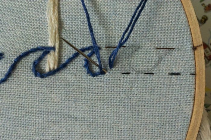 手工刺绣入门教程:掌握回针绣、茎状绣与缎面绣技巧-第13张图片-趣作屋 手工刺绣入门教程:掌握回针绣、茎状绣与缎面绣技巧-第13张图片-趣作屋