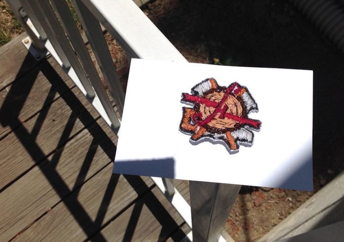 手工刺绣社交媒体标志补丁教程-第24张图片-趣作屋