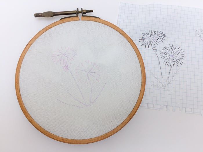 手工刺绣蒲公英花朵教程|初学者也能掌握的刺绣技巧-第4张图片-趣作屋 手工刺绣蒲公英花朵教程|初学者也能掌握的刺绣技巧-第4张图片-趣作屋