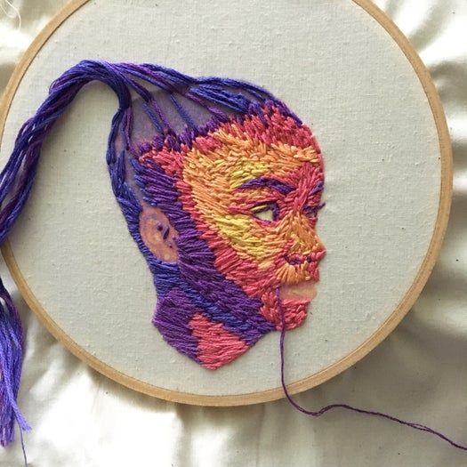 零基础也能DIY线描风格刺绣肖像教程-第17张图片-趣作屋 零基础也能DIY线描风格刺绣肖像教程-第17张图片-趣作屋