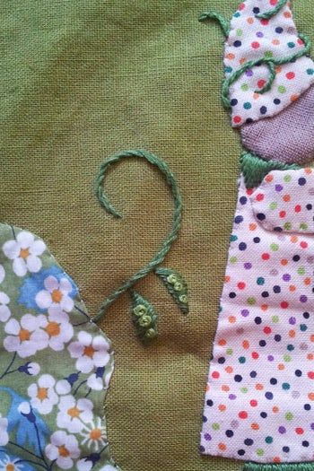 手工刺绣入门教程:掌握回针绣、茎状绣与缎面绣技巧-第18张图片-趣作屋 手工刺绣入门教程:掌握回针绣、茎状绣与缎面绣技巧-第18张图片-趣作屋