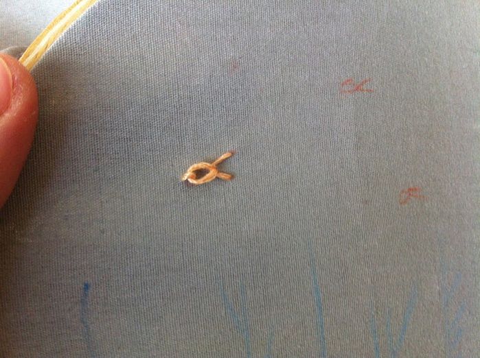 刺绣基础针法教程：轻松掌握自然图案绣法-第7张图片-趣作屋