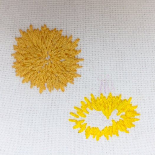 手工刺绣蒲公英花朵教程|初学者也能掌握的刺绣技巧-第9张图片-趣作屋 手工刺绣蒲公英花朵教程|初学者也能掌握的刺绣技巧-第9张图片-趣作屋