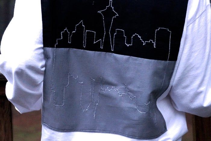 手工制作天际线图案T恤教程-第2张图片-趣作屋