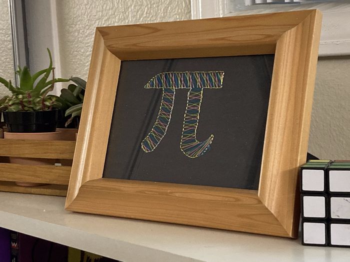 创意手工教程：在纸上刺绣圆周率π的DIY方法-第28张图片-趣作屋