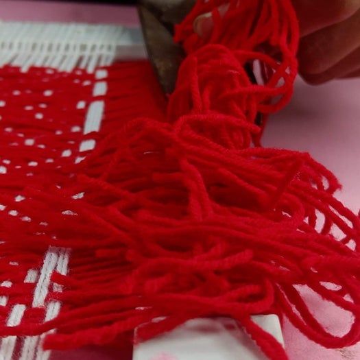 低成本羊毛网格图案手工制作教程-第21张图片-趣作屋