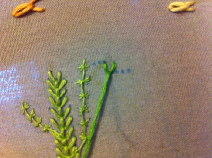 刺绣基础针法教程：轻松掌握自然图案绣法-第29张图片-趣作屋