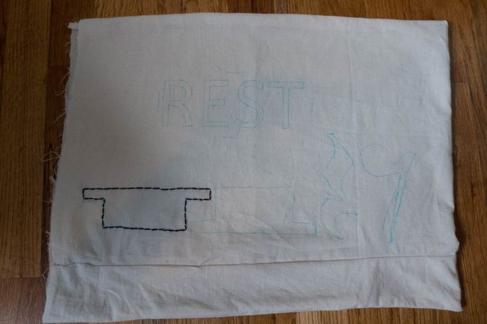 手工刺绣枕头制作教程-第9张图片-趣作屋