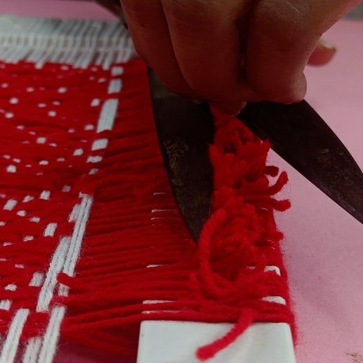 低成本羊毛网格图案手工制作教程-第23张图片-趣作屋