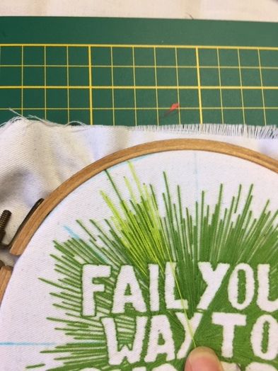 负空间刺绣励志名言DIY教程-第11张图片-趣作屋