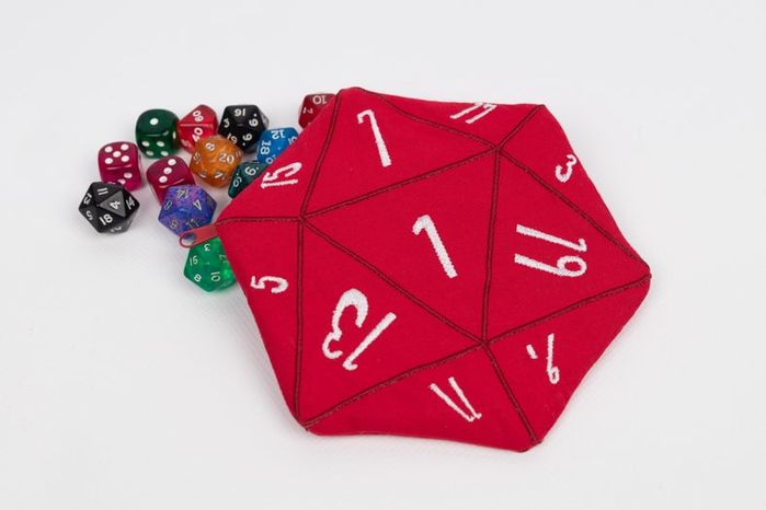 DIY D20骰子造型笔袋教程 - 刺绣机制作指南-第3张图片-趣作屋