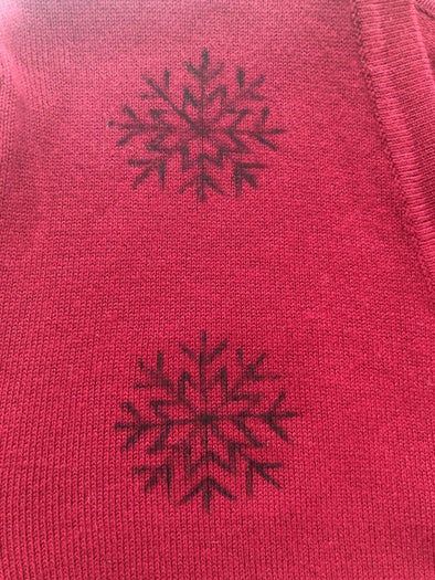 手工刺绣毛衣教程：用白色雪花图案打造冬季时尚-第5张图片-趣作屋