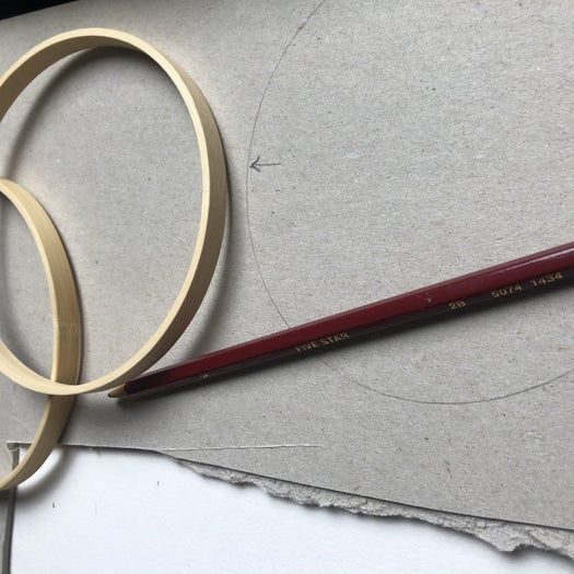 零成本刺绣作品装裱教程，环保手工制作方法-第3张图片-趣作屋