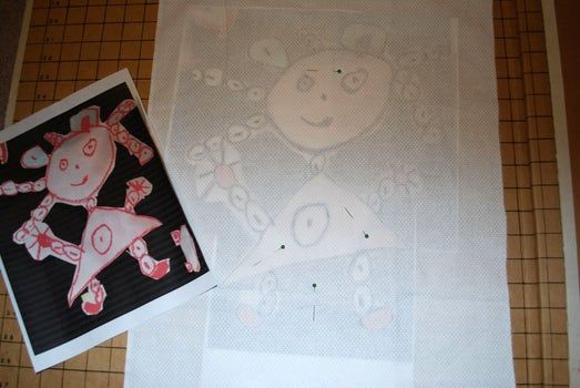 手工制作儿童画作毛绒枕头教程-第4张图片-趣作屋