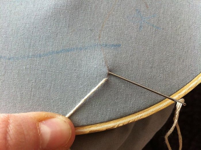 刺绣基础针法教程：轻松掌握自然图案绣法-第12张图片-趣作屋