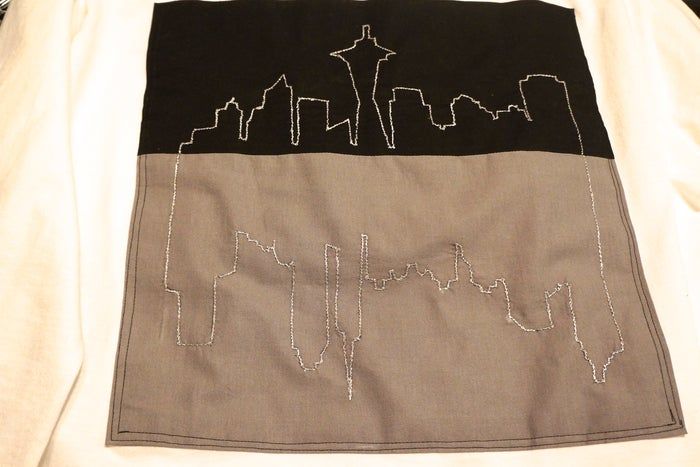 手工制作天际线图案T恤教程-第4张图片-趣作屋