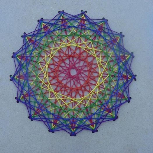 DIY弦艺术螺旋图案制作教程-第1张图片-趣作屋