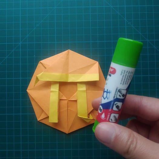 手工折纸教程：用20厘米彩纸折出π符号硬币折纸-第108张图片-趣作屋