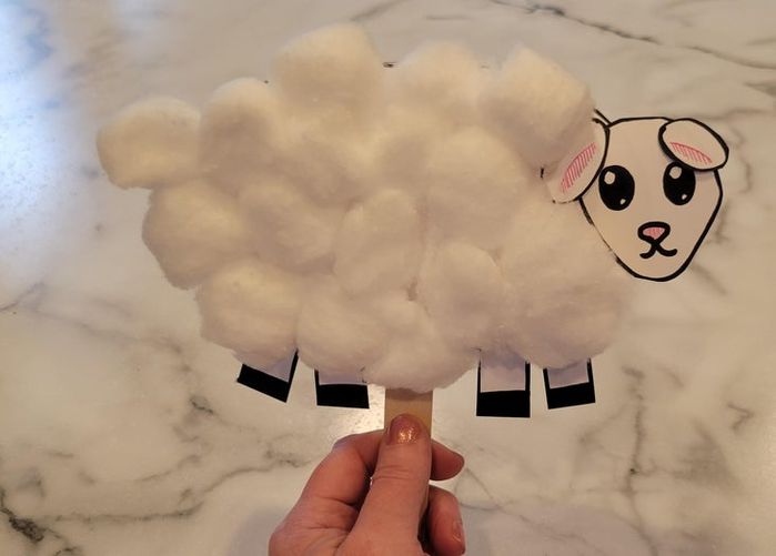 简单手工制作羊毛小羊手偶，适合节日DIY-第1张图片-趣作屋