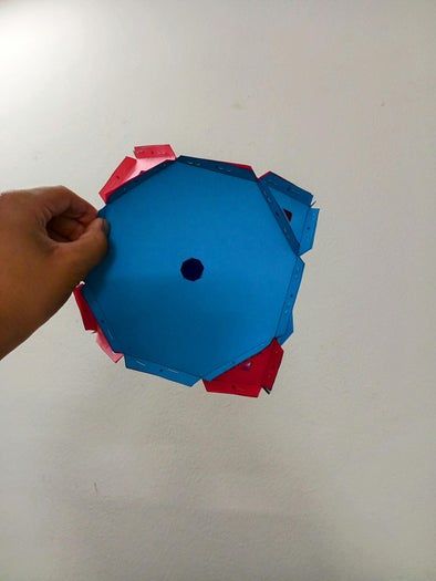 手工制作阿基米德灯笼，截断立方体几何灯DIY教程-第8张图片-趣作屋