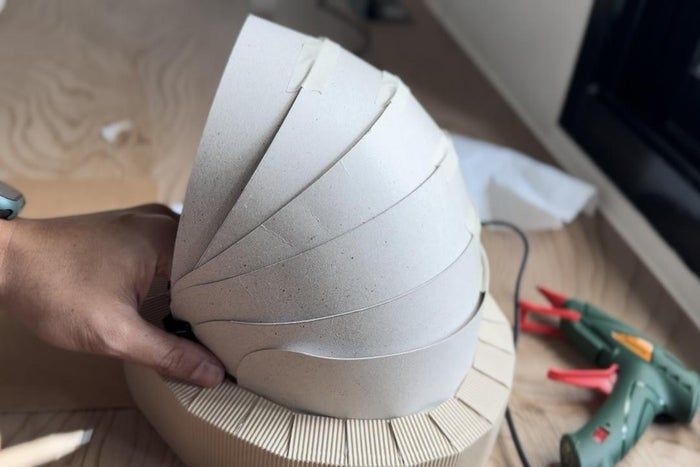 超简单！用纸手工制作宇航员头盔教程-第11张图片-趣作屋
