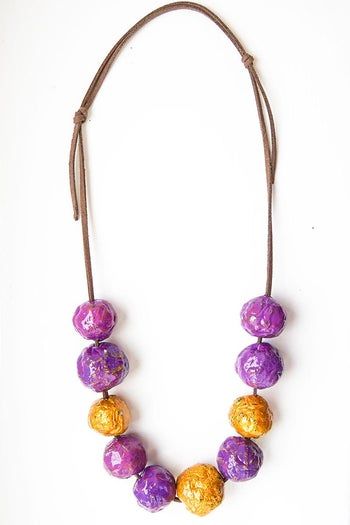 零成本废纸变手工珠子教程，轻松DIY个性项链-第2张图片-趣作屋