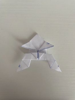 超简单！10厘米纸张折跳蛙教程，一看就会-第34张图片-趣作屋