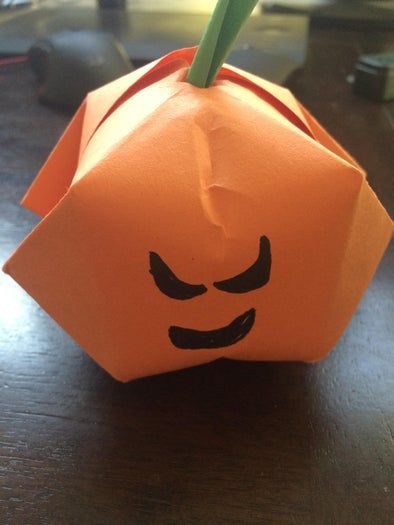 简单有趣的手工折纸南瓜制作教程-第1张图片-趣作屋