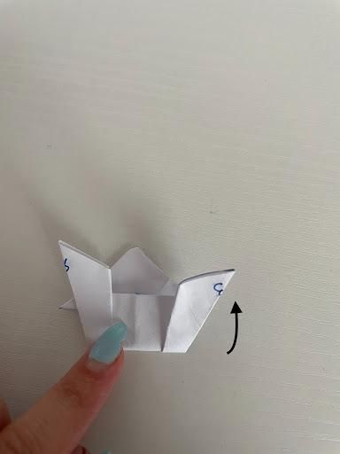 超简单！10厘米纸张折跳蛙教程，一看就会-第32张图片-趣作屋