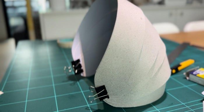 超简单！用纸手工制作宇航员头盔教程-第8张图片-趣作屋