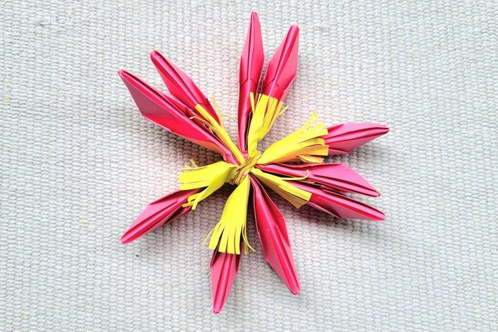 超简单折纸睡莲教程，零基础也能轻松学会-第22张图片-趣作屋