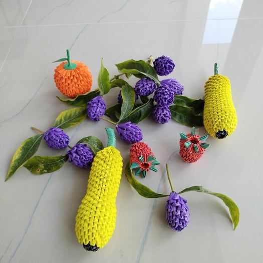 超详细折纸手工教程:零成本制作水果和碗的模块化创意折纸-第61张图片-趣作屋 超详细折纸手工教程:零成本制作水果和碗的模块化创意折纸-第61张图片-趣作屋