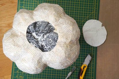 低成本手工制作万圣节南瓜灯教程-第15张图片-趣作屋