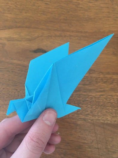 超简单折纸飞鸟教程，零基础也能轻松学会-第1张图片-趣作屋