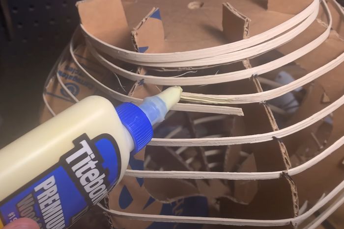 低成本手工制作纸灯笼台灯教程-第8张图片-趣作屋