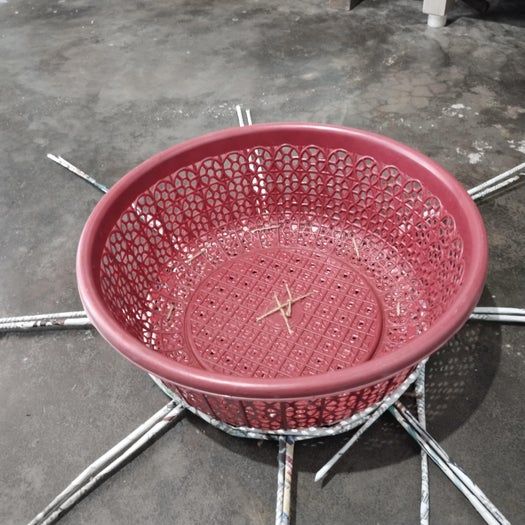 超详细纸艺花篮制作教程，用皱纹纸轻松DIY非洲菊花束-第20张图片-趣作屋