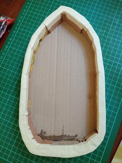 用卷纸管和纸板手工制作《海贼王》千阳号桌面日历收纳盒-第12张图片-趣作屋