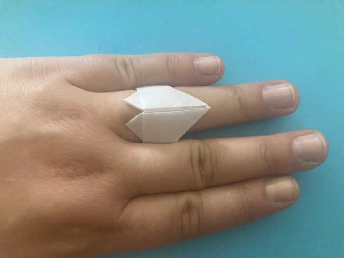 超实用！低成本手工折纸戒指制作教程-第1张图片-趣作屋